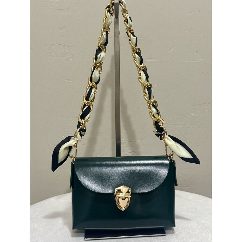 Hand Stitched Genuine Cowhide Leather Tuck Lock Clutch/Wristlet/Crossbody